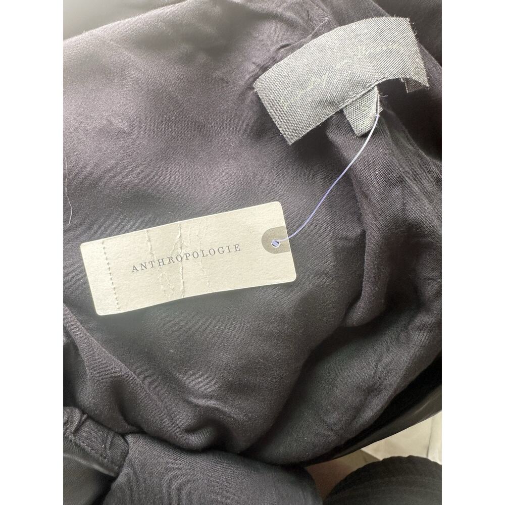 Anthropologie Sunday in Brooklyn Black Faux Leather Dress Size S - Picture 8 of 9